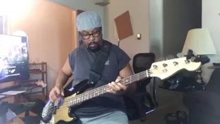 Going to have a funky good time, by James Brown and Shea running that bass