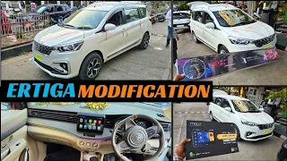 2024 MARUTI SUZUKI ERTIGA VXI CNG MODIFICATION | ALL ACCESSORIES INSTALLATION ♥️ 6268-777-684