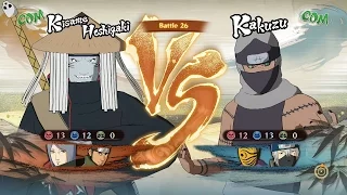 Naruto Shippuden: Ultimate Ninja Storm 4, Kisame/Konan/Asuma VS Kakuzu/Masked Man/Young Kakashi!
