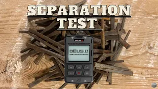 XP Deus II Separation Test - Metal Detecting