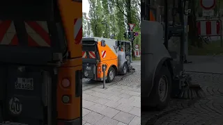 Street Sweeper in Germany. Salute to you Sir. Keep up the good work
