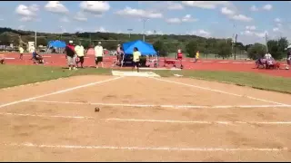 Octavia Gee breaks 3 kilogram Shot Put record 10 years old division.