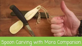 Spoon Carving with just the Mora Companion