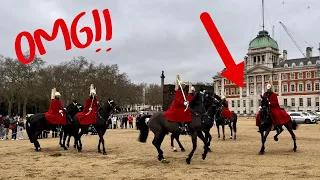 Spooked King’s Horses Turn Into A Real Mess!