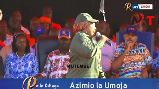 RUTO RAILA HATAKI HANDSHAKE"RAILA ION LADY MISHI MBOKO TELLS RUTO LIVE IN LIKONI