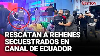 ECUADOR: policías RESCATAN a periodistas de TC TELEVISIÓN secuestrados por DELINCUENTES | Gestión