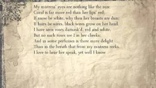 Sonnet 130: My mistress' eyes are nothing like the sun