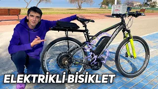 Normal Bisikleti ELEKTRİKLİ BİSİKLET Yaptım!