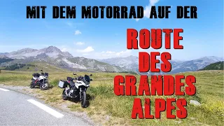 Mit dem Motorrad auf der Route des Grandes Alpes