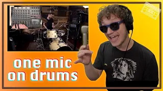 Recording Drums with One Microphone on Cassette