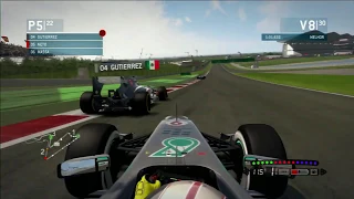 F1 2013 CAREER MODE SEASON 5-MERCEDES/INDIAN GP/RACE GAMEPLAY PS3