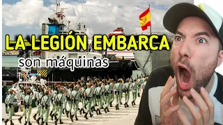 🇪🇸REACCION a La Legión parte hacia Málaga al son del ‘Novio de la muerte’
