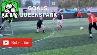 GOALS | Friendly with The Big Bro Experience! | Pitch 9 |Second Half | Queens Park 5-a-side football