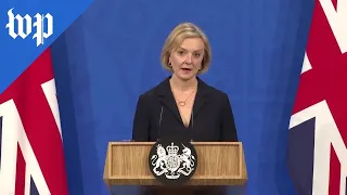 Liz Truss announces firing of finance minister