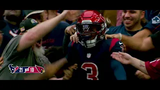 CINEMATIC: Field-level for the Texans home win over the Cardinals