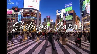 【1 minute video】Night Shibuya, Tokyo, Japan / 渋谷 || DJI Osmo Pocket