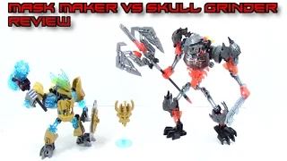 Lego Bionicle Mask Maker vs Skull Grinder review