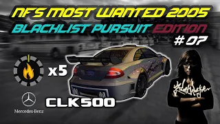 NFS MW 2005 - Blacklist #07 Extreme Pursuit - Mercedes Benz CLK 500 - [4k60FPS]