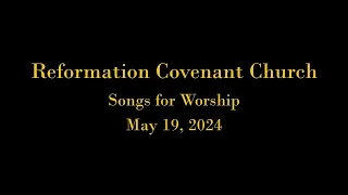 RCC Worship Music for May 19, 2024 (Pentecost)