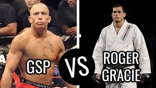 THE 2 GOATS GEORGE ST. PIERRE AND ROGER GRACIE ROLLING JIUJITSU