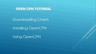 OpenCPN Video Tutorial
