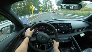 2022 Hyundai Elantra N Line POV Test Drive