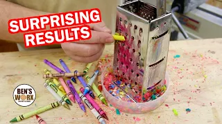 The Melting Crayon Experiment - Resin Art