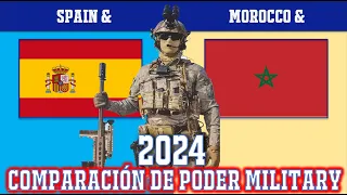 España vs Marruecos. Comparación de poder militar 2024