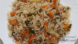 Veg Pulao Recipe/ Vegetable Pulao in Pressure Cooker/ Lunch Box Recipe