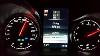 Mercedes Benz GLC 250 4 MATIC 0-200 km/h