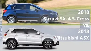 2018 Suzuki SX-4 S-Cross vs 2018 Mitsubishi ASX (technical comparison)