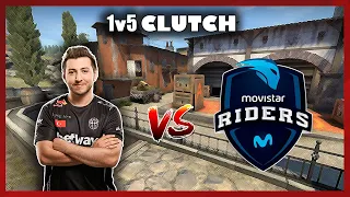 XANTARES GODLIKE 1v5 Clutch vs Movistar Riders - ESL One Rio 2020 Europe Closed Qualifier