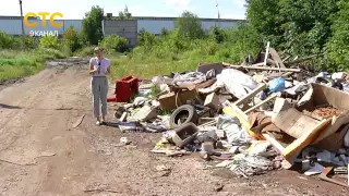 Свалка строительного мусора на Гирсовском переулке