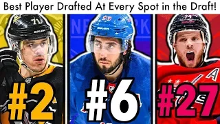 The Best NHL Player Drafted At EVERY Spot In The Draft!