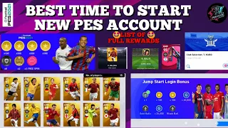 BEST TIME TO START PES NEW ACCOUNT FOR BEGINNERS AND OTHERS | PES CLUB