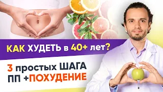 Как похудеть женщине в 40+ лет? Похудение после 40 лет без диет и спорта | Андрей Никифоров 12+