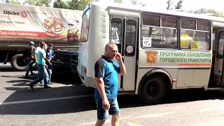 ДТП с ПАЗиком в Воронеже