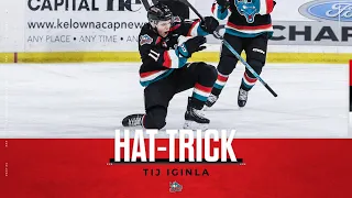 WHL Hat-Tricks — Tij Iginla