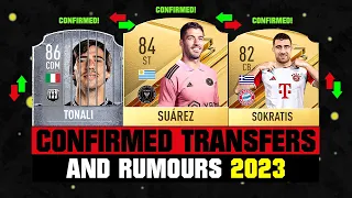 FIFA 24 | NEW CONFIRMED TRANSFERS & RUMOURS! 🤪🔥 ft. Suarez, Tonali, Sokratis... etc