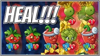 Solar Flare's FLOWER HEAL Deck - Plants vs Zombies Heroes Gameplay