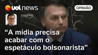 Bolsonaro e novo 'cercadinho': É hora da imprensa pensar se deve cobrir Bolsonaro, diz Tales