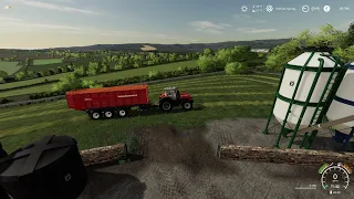 Farming Simulator 19 Sandy Bay "Filling the silage pit" Willow Farm Episode 9