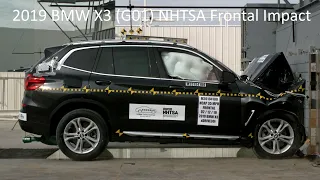 2018-2021 BMW X3 (xDrive30i - G01) NHTSA Frontal Impact