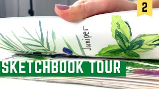 Watercolor Sketchbook Tour #2