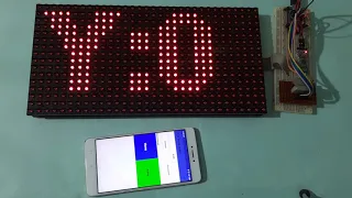 How to Build a Bluetooth Controlled Scoreboard using Arduino and P10 LED Matrix Display