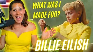 BILLIE IS BARBIE! Billie Eilish - What Was I Made For FIRST TIME #reaction  #billieeilish #barbie