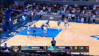 Paul Lee goes for a three from the logo | PBA Season 48 Commissioner’s Cup