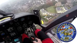 Christoph Europa 1 (EC-135) Cockpit Einsatz KH Linnich