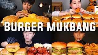 Burger Mukbang | ASMR MUKBANG COMPILATION |