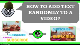 How to add text randomly to a video | Add text VFX #ffmpeg #TheFFMPEGGuy